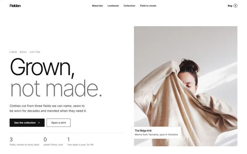 Fielden, Clothing brand