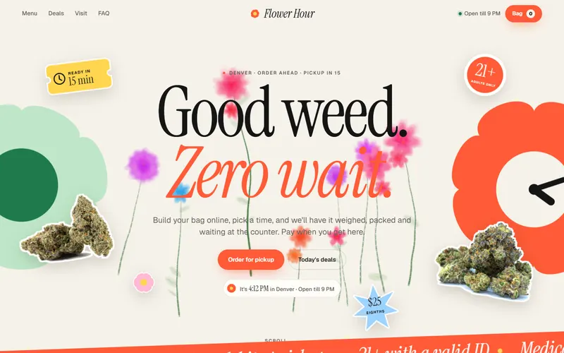 Flower Hour, Cannabis dispensary