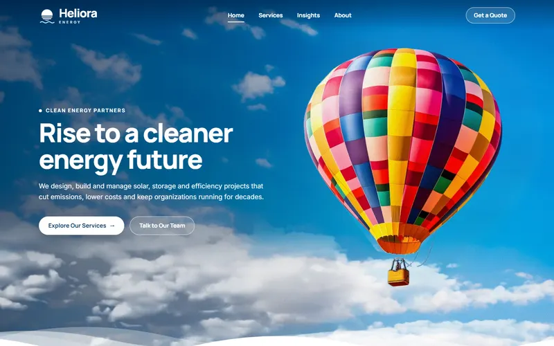 Heliora Energy, Clean energy