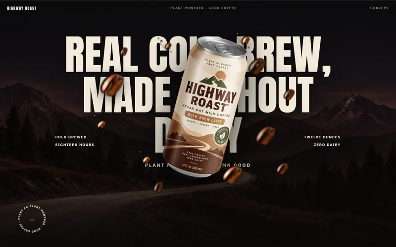 Highway Roast, Food and drink