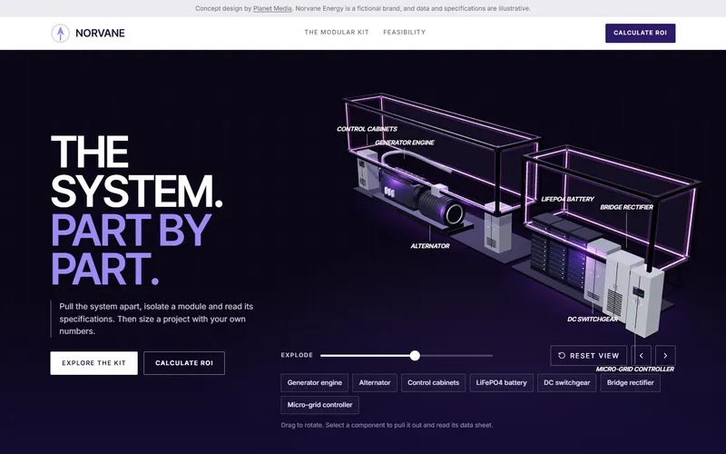 Norvane Energy, Engineering and power systems