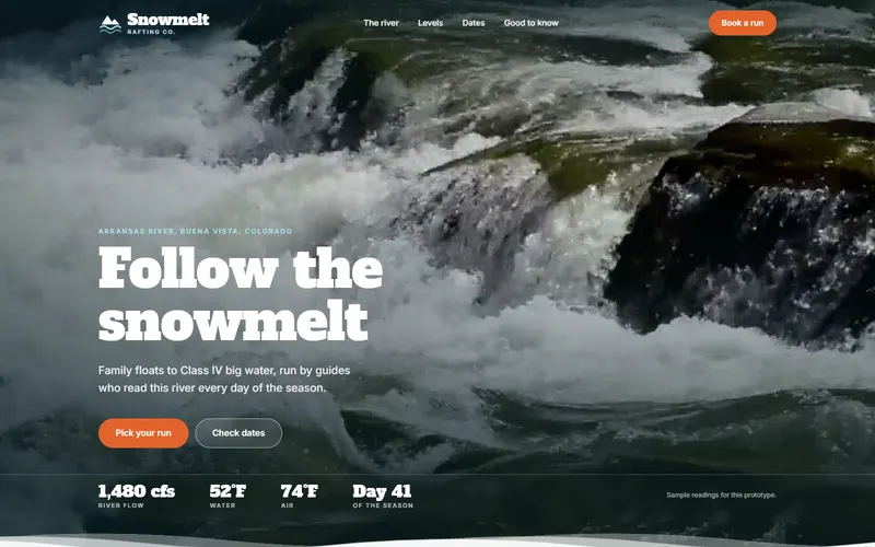 Snowmelt Rafting Co., Outdoor and adventure