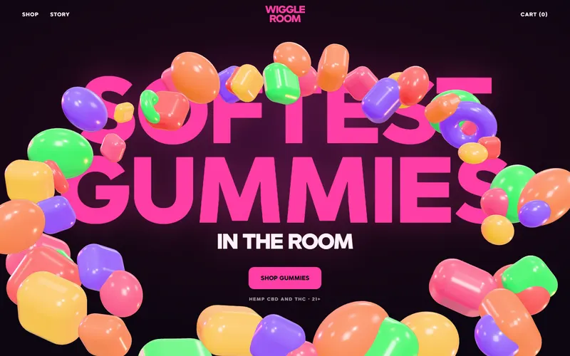 Wiggle Room, Hemp gummies store